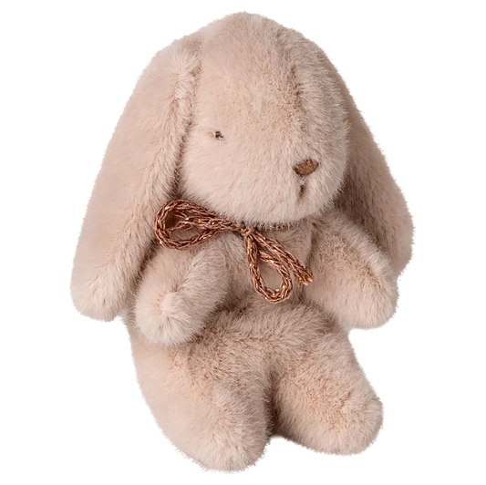 Coniglietto Maileg in peluche color cipria con fiocco al collo