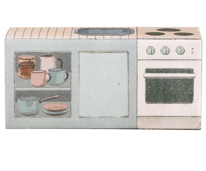 Cucina Maileg con lavello e accessori per topolini