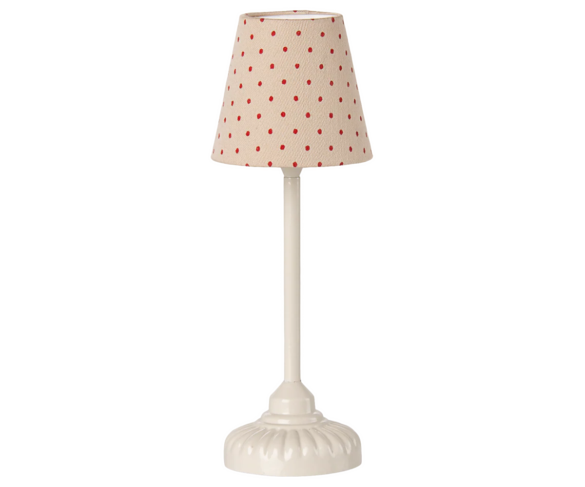 Lampada da terra vintage Maileg per topolini colore sabbia