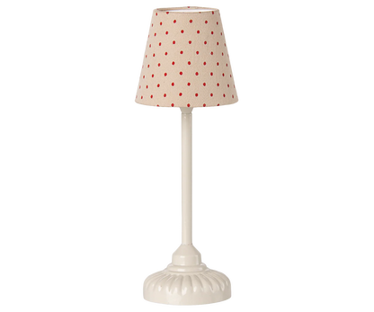 Lampada da terra vintage Maileg per topolini colore sabbia