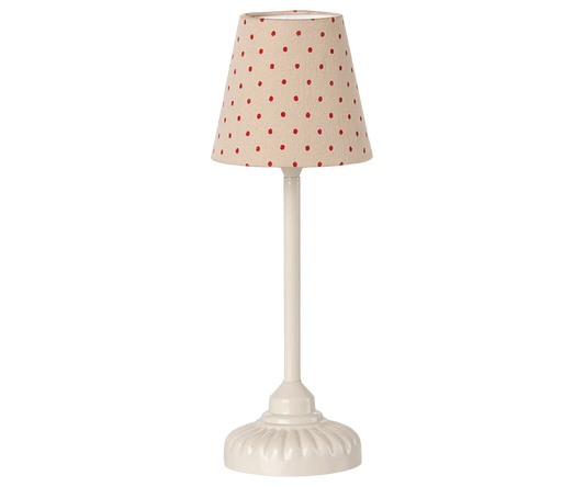 Lampada da terra vintage Maileg per topolini colore sabbia