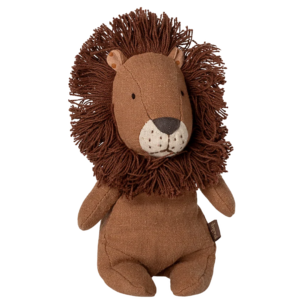 Leone peluche Maileg Safari Friends mini morbido per bambini