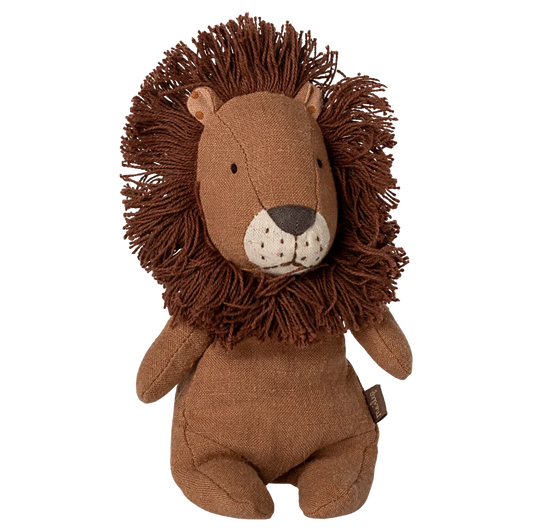 Leone peluche Maileg Safari Friends mini morbido per bambini