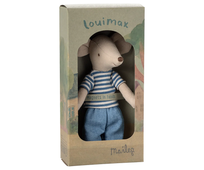  Maileg LouiMax nella confezione regalo decorata, perfetto per bambini dai 3 anni
