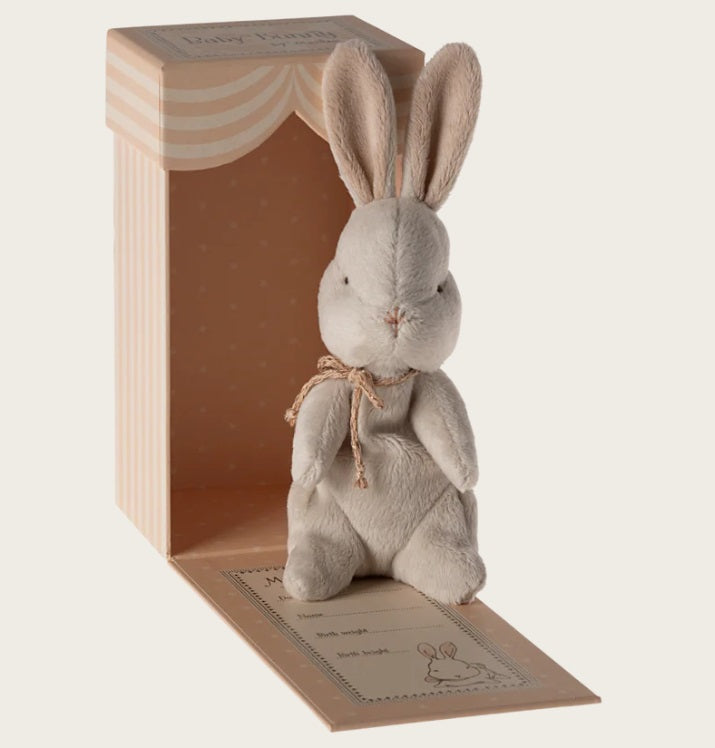 Maileg Mio Primo Coniglietto rosa con scatola regalo personalizzabile