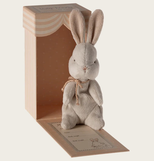 Maileg Mio Primo Coniglietto rosa con scatola regalo personalizzabile