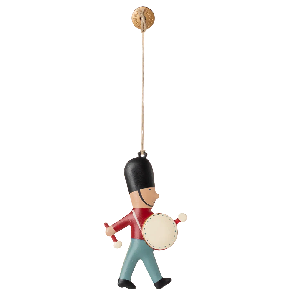 Decorazione Natale Maileg soldatino con tamburo in metallo