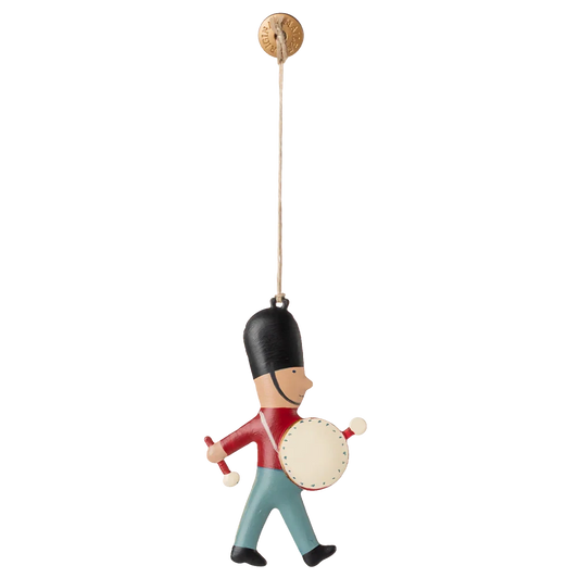 Decorazione Natale Maileg soldatino con tamburo in metallo