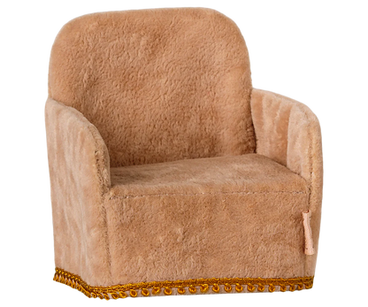Poltrona Maileg color cipria per topolini – arredo casa delle bambole