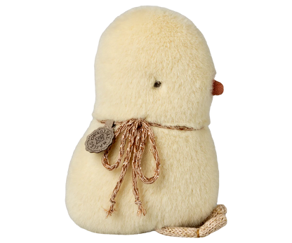 Pulcino di peluche mini Maileg con zampette dorate
