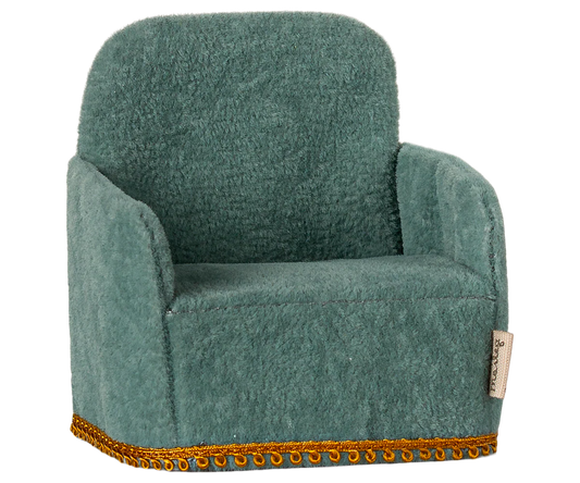 Sedia pieghevole Maileg color menta per topini in miniatura