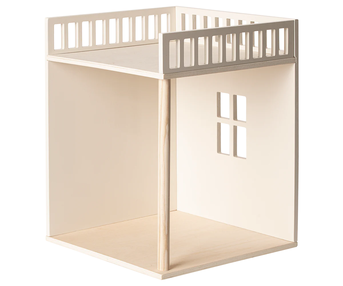 Stanza aggiuntiva Maileg in legno per espandere la Casa dei Topolini, compatibile con mobili e accessori Maileg.