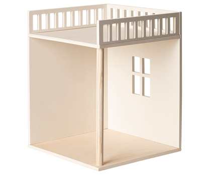 Stanza aggiuntiva Maileg in legno per espandere la Casa dei Topolini, compatibile con mobili e accessori Maileg.