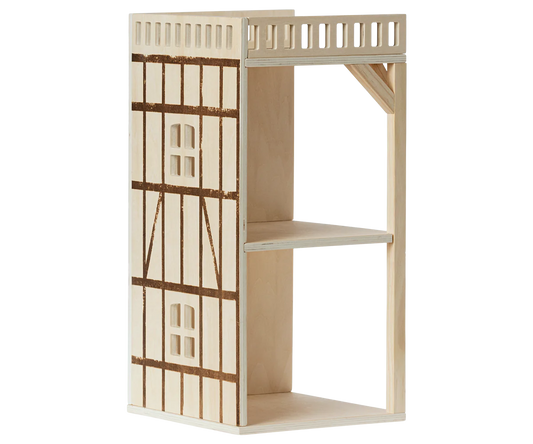Maileg stanza aggiuntiva Mouse Hole Farmhouse in legno con terrazza