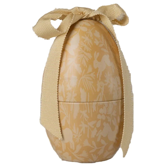 Maileg uovo di Pasqua piccolo giallo chiaro decorazione metallo