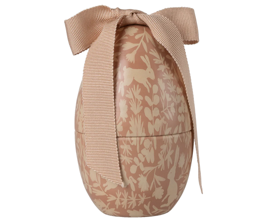 Maileg uovo di Pasqua piccolo rosa chiaro decorazione metallo