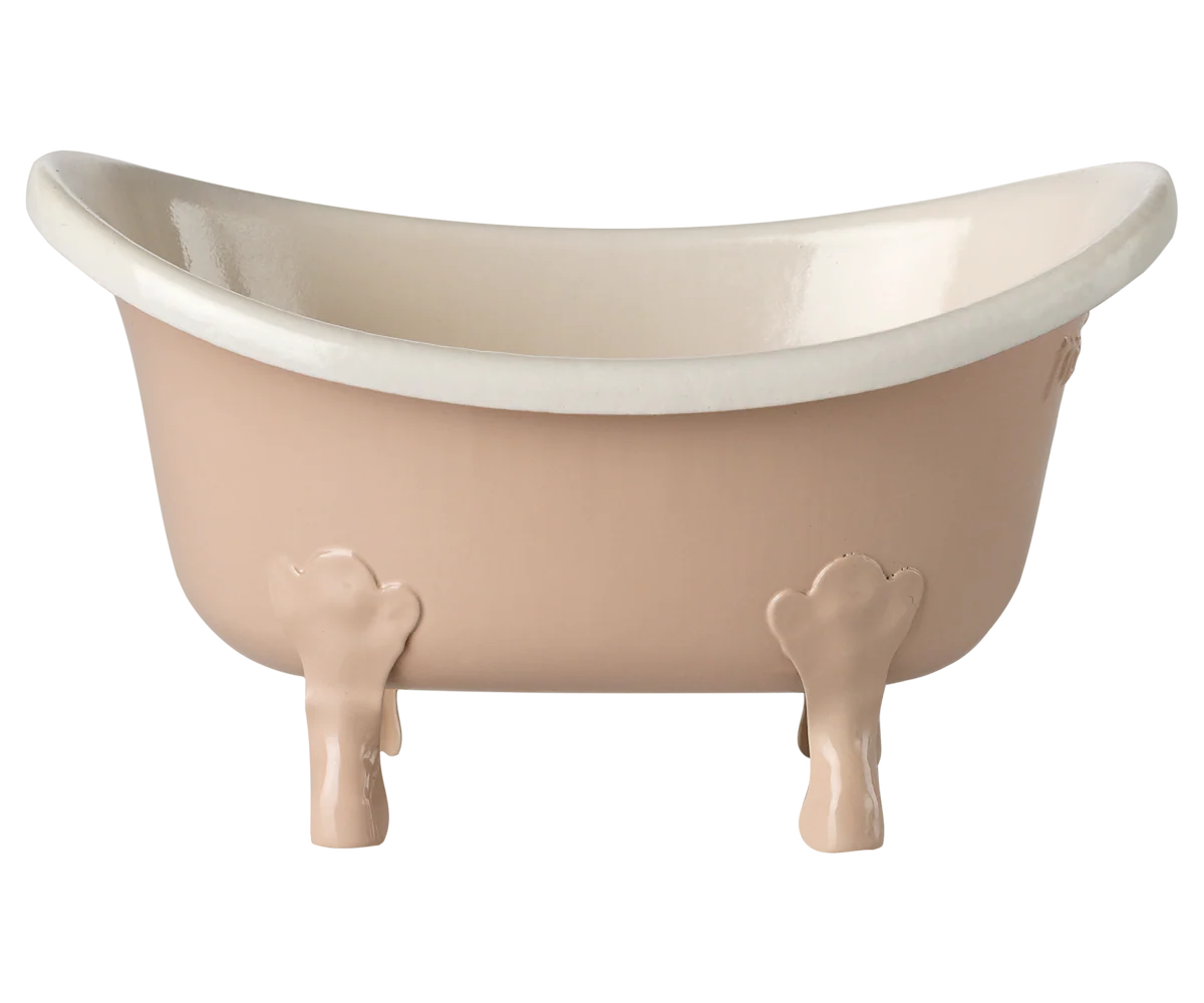 Vasca da bagno Maileg rosa per topolini accessorio casa bambole vintage