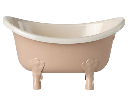 Vasca da bagno Maileg rosa per topolini accessorio casa bambole vintage