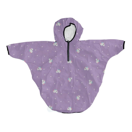 Mantella antipioggia bambini Unicorno Arcobaleni Mr Tiggle in Tyvek