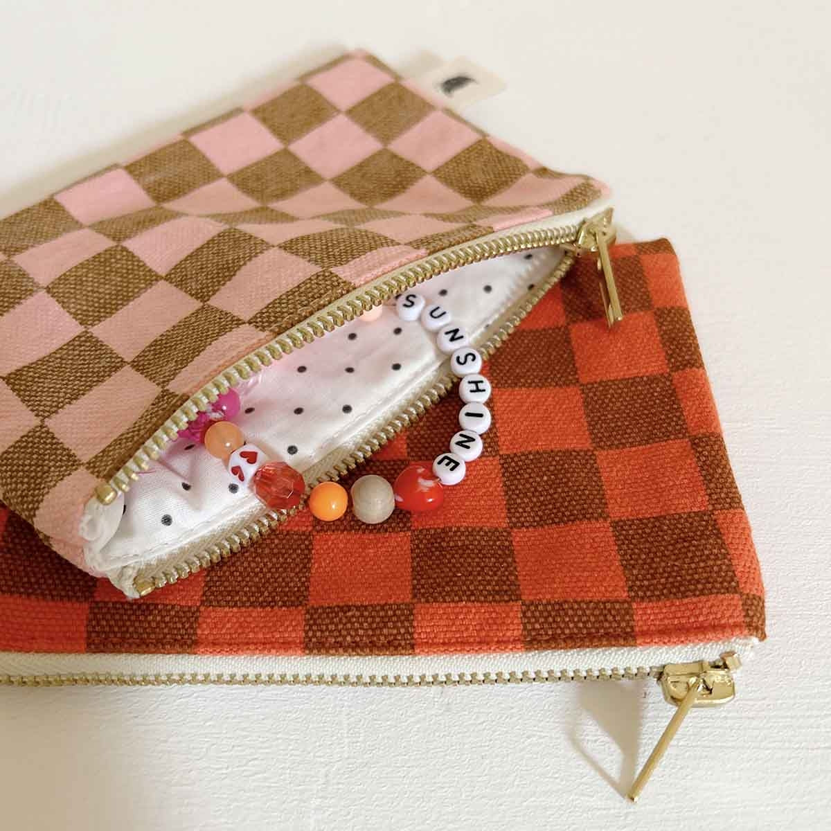 Pochette Mini Marie Quadretti Fragola e Caramello - Apple Pie
