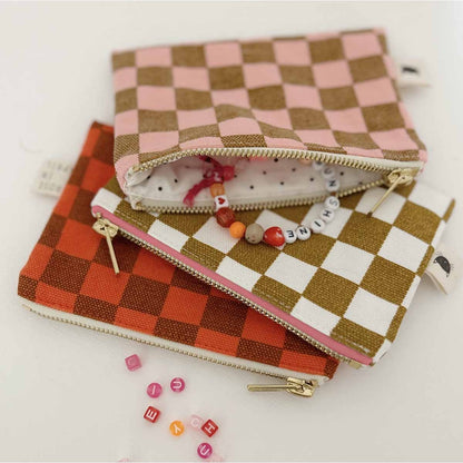 Pochette Mini Marie Quadretti Fragola e Caramello - Apple Pie
