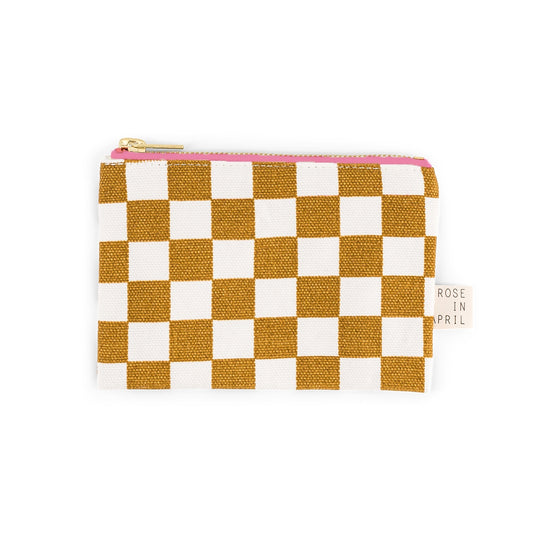 Pochette Mini Marie Quadretti Caramello e Crema - Apple Pie