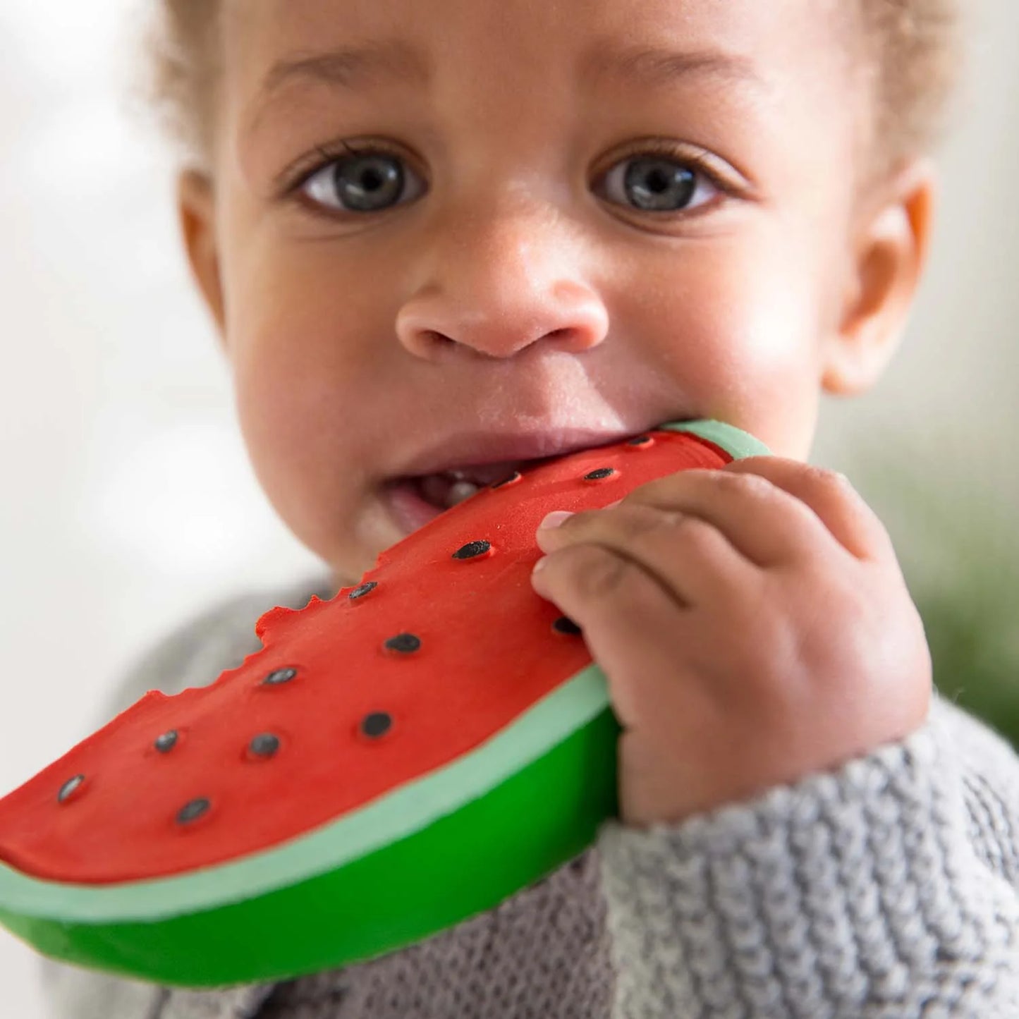 Baby teether a forma di anguria senza fori, igienico e sicuro