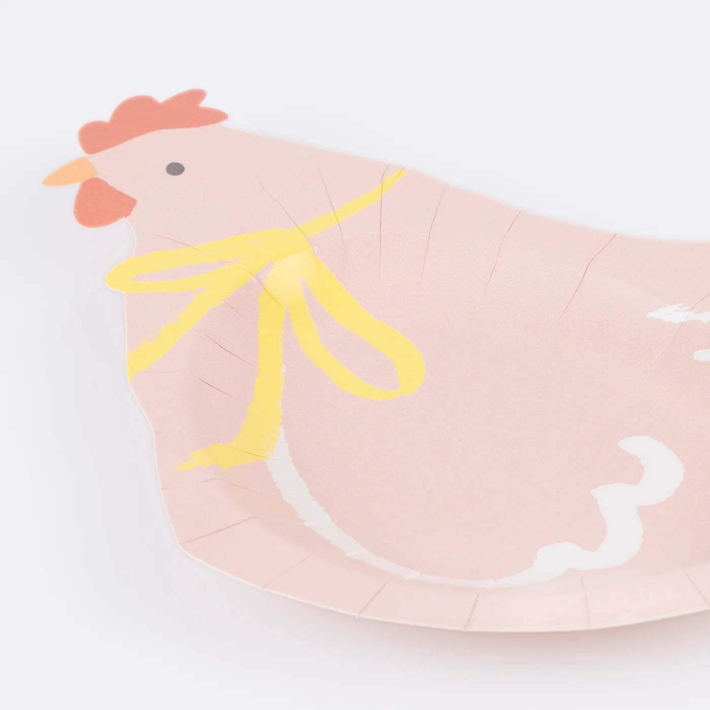 Meri Meri Piatti Pasqua Animali – Set 8 Piatti Sagomati Coniglietti e Pulcini