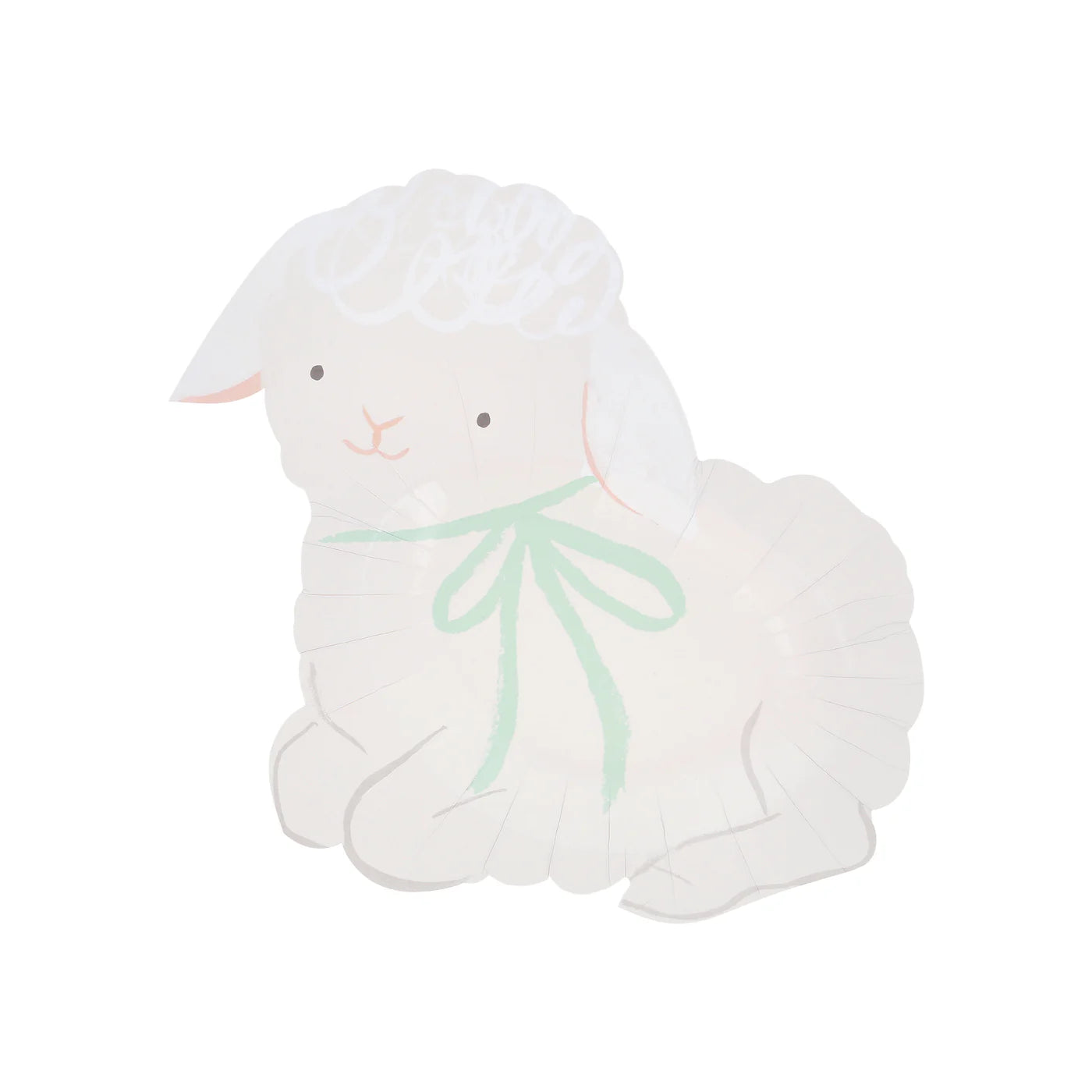 Meri Meri Piatti Pasqua Animali – Set 8 Piatti Sagomati Coniglietti e Pulcini