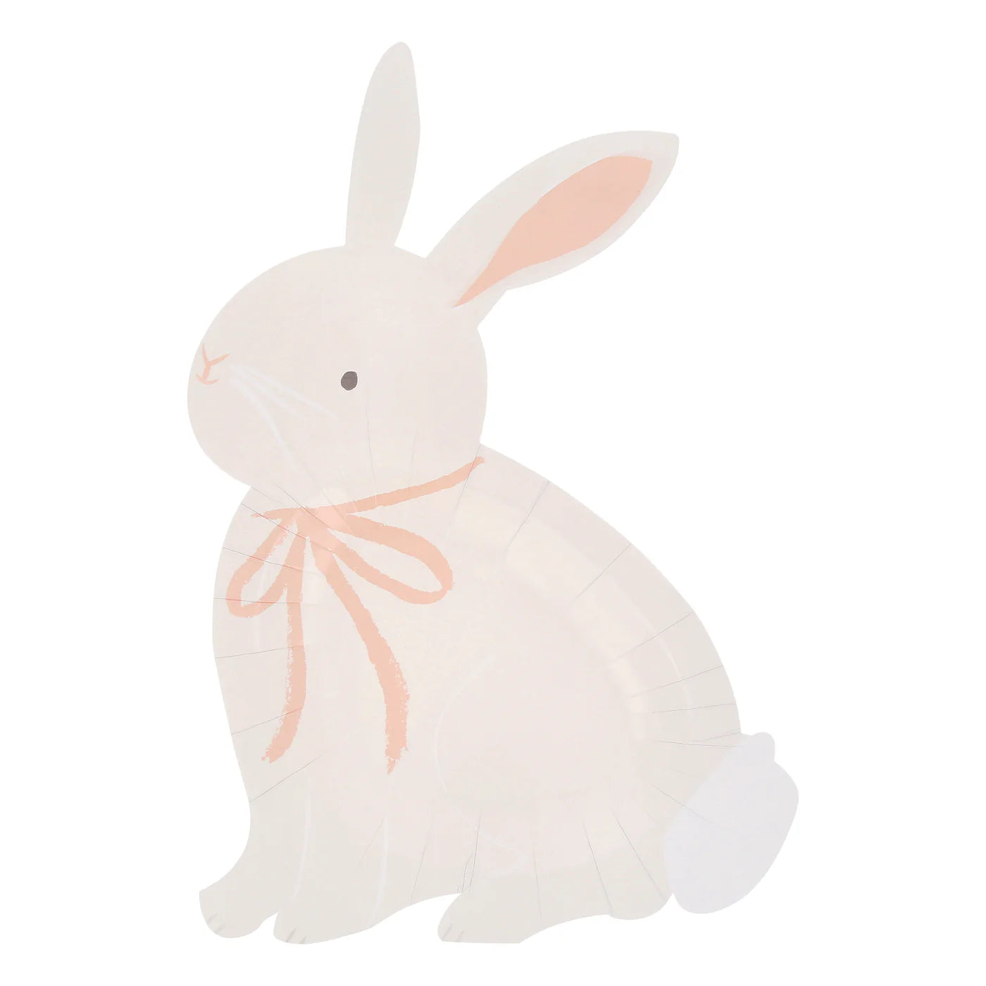 Meri Meri Piatti Pasqua Animali – Set 8 Piatti Sagomati Coniglietti e Pulcini