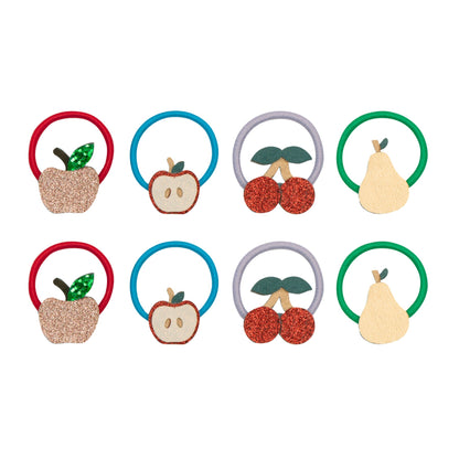 Mimi & Lula elastici capelli Fruity Mini Ponies a tema frutta con fragole, ciliegie e arance glitterate