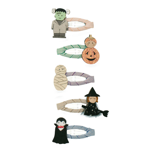 Mini clic clac Monster Mimi & Lula con personaggi spaventosi – set da 5
