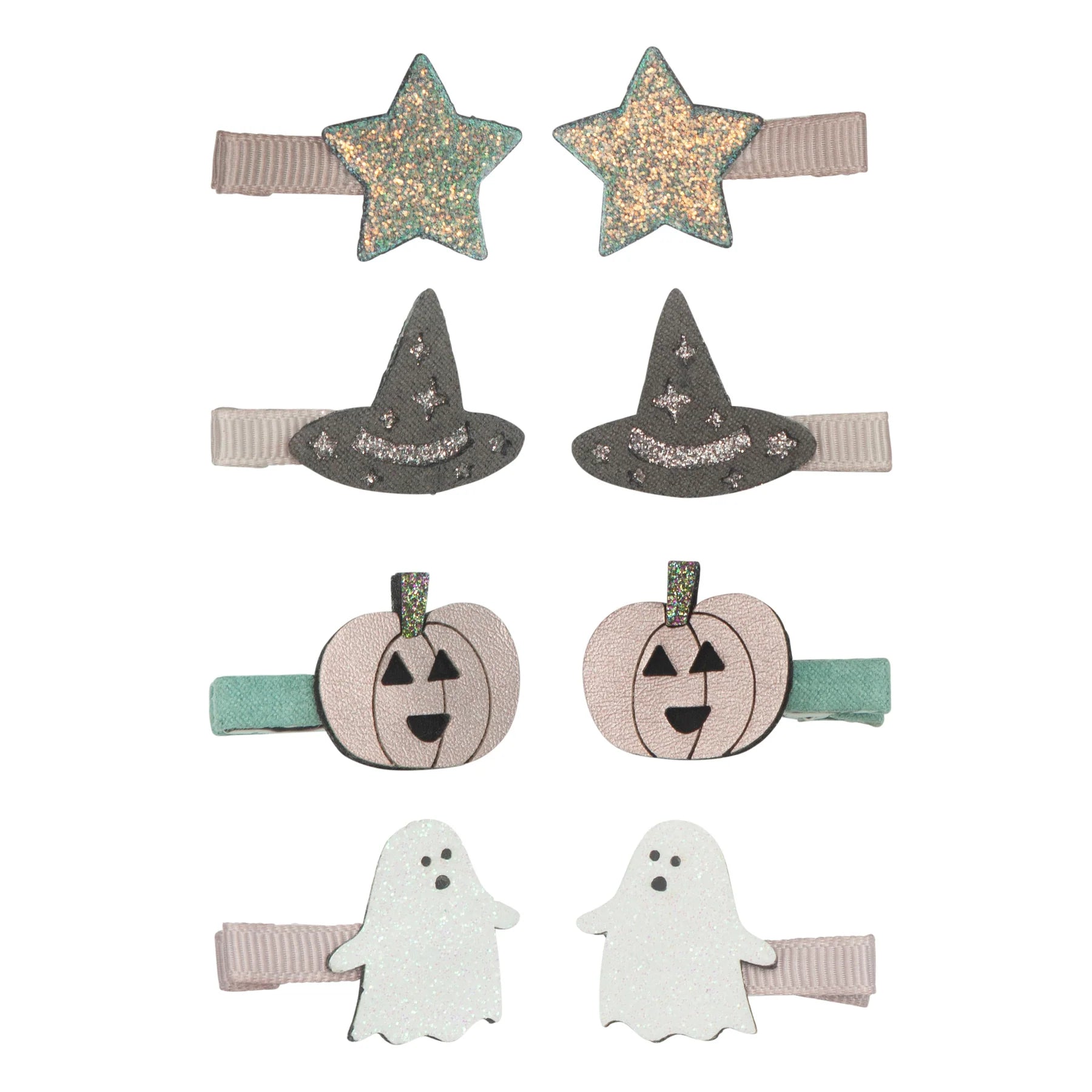 Mini mollette Halloween Mimi & Lula con fantasmi, zucche e stelle – set da 8