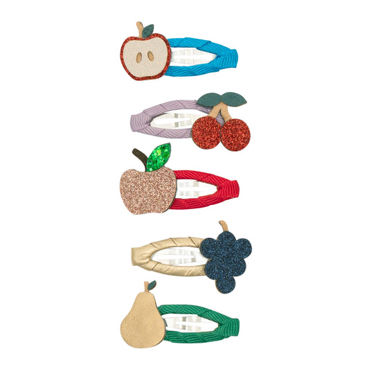 Mimi & Lula mollette capelli Fruity Mini Clic Clacs con frutta glitterata colorata