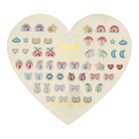 Set orecchini adesivi Mimi & Lula Mixed Novelty con 25 paia di design colorati e brillanti