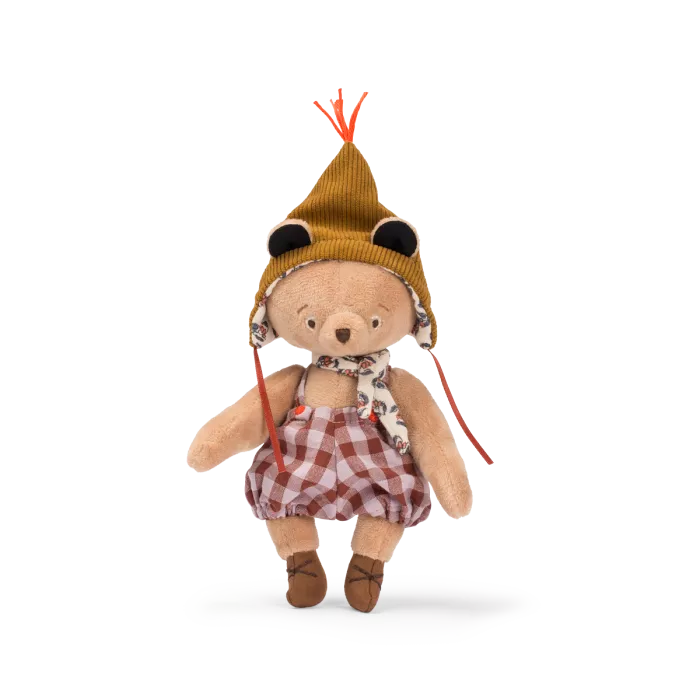 Moulin Roty Bambola articolata Émile il Piccolo Orso 25 cm – Collezione Les Minouchkas