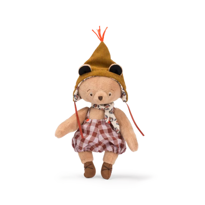 Moulin Roty Bambola articolata Émile il Piccolo Orso 25 cm – Collezione Les Minouchkas