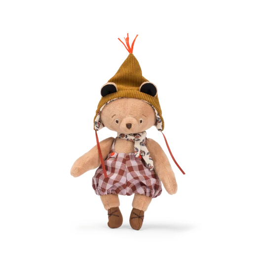 Moulin Roty Bambola articolata Émile il Piccolo Orso 25 cm – Collezione Les Minouchkas