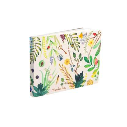 Carnet Moulin Roty con carta spessa 100% cotone per pittura