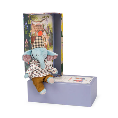 Bambola Moulin Roty Les Minouchkas Pablo l’Elefante, personaggio tenero e articolato per bambini