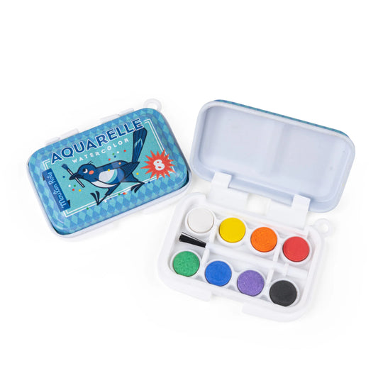 Mini palette acquerelli blu Moulin Roty Les Petites Merveilles