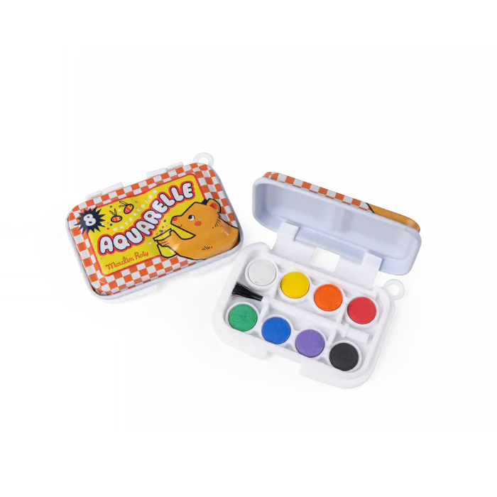 Mini palette acquerelli gialla Moulin Roty Les Petites Merveilles