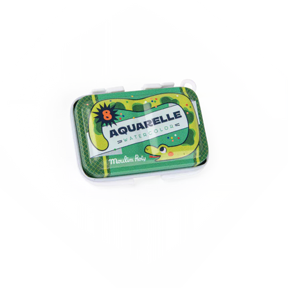 Mini palette acquerelli verde Moulin Roty Les Petites Merveilles