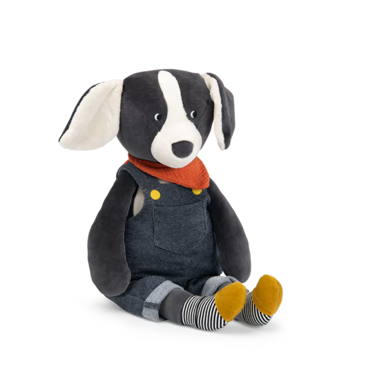 Peluche gigante Moulin Roty Chien Puce collezione Puce & Pilou