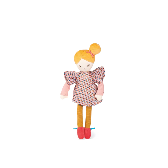 Moulin Roty Poupée Mademoiselle Agathe 26 cm – Collezione Les Parisiennes