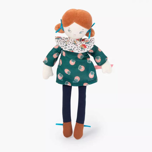 Moulin Roty Poupée Mademoiselle Blanche 26 cm – Collezione Les Parisiennes
