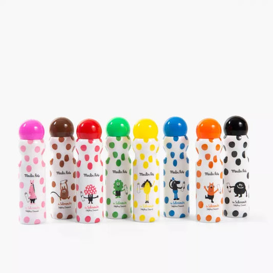 Moulin Roty Set 8 pennarelli a tampone – Collezione Les Schmouks