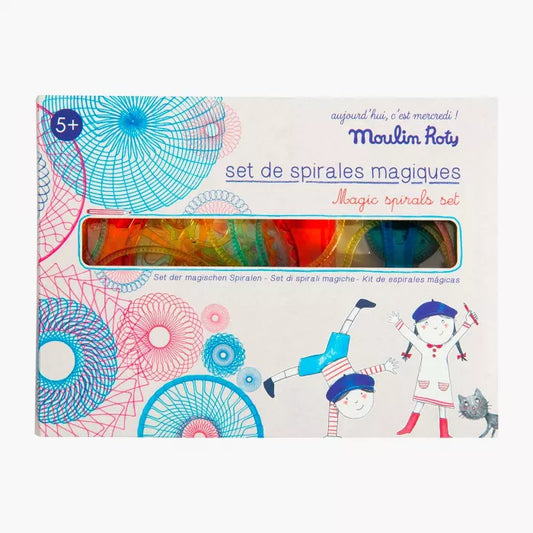 Set creativo Moulin Roty con spirali magiche colorate