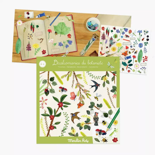 Set trasferelli bambini Moulin Roty Le Botaniste fauna e flora
