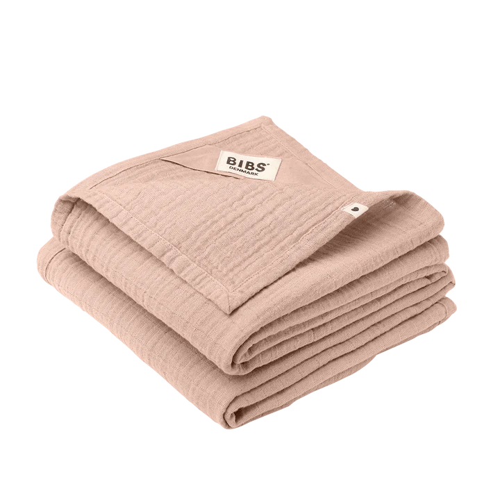Set 2 Swaddle 100% Cotone Biologico 70 x 70 cm - Blush - Apple Pie